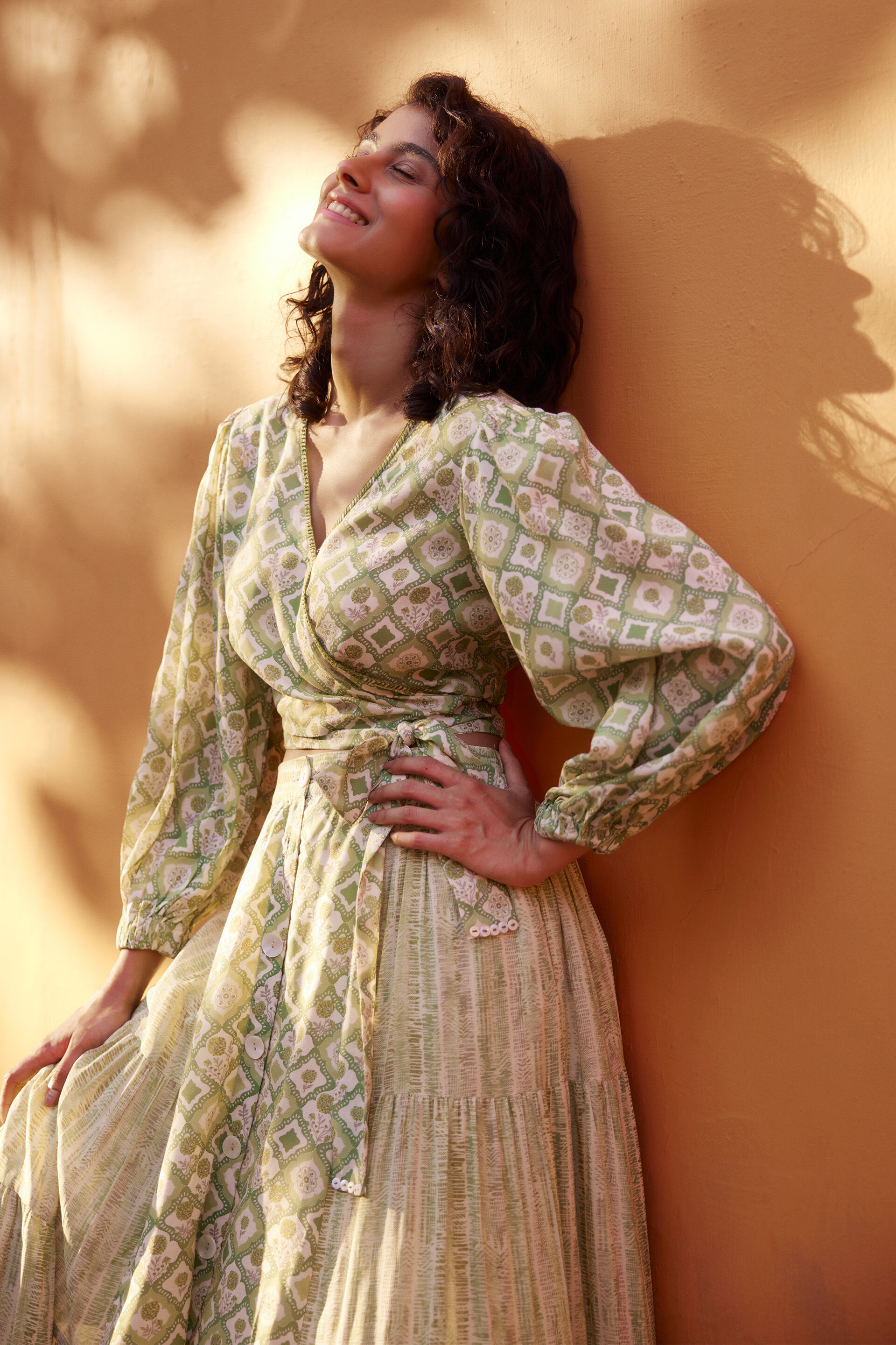 Amanita Skirt Set, Sage Green, image 4